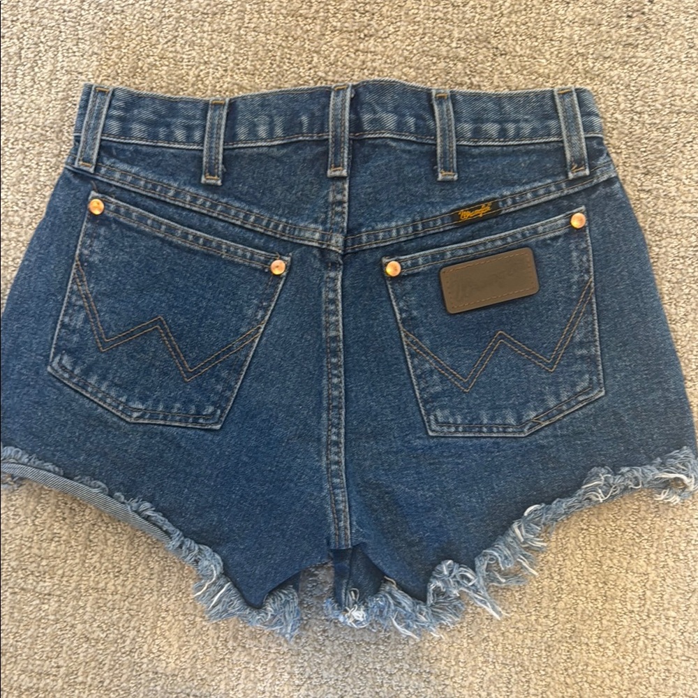 Wrangler Dark Blue Jean Shorts